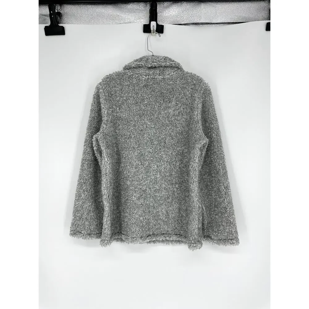 Peace Love & Dreams Quarter Zip Soft Fleece Sweater Size Small